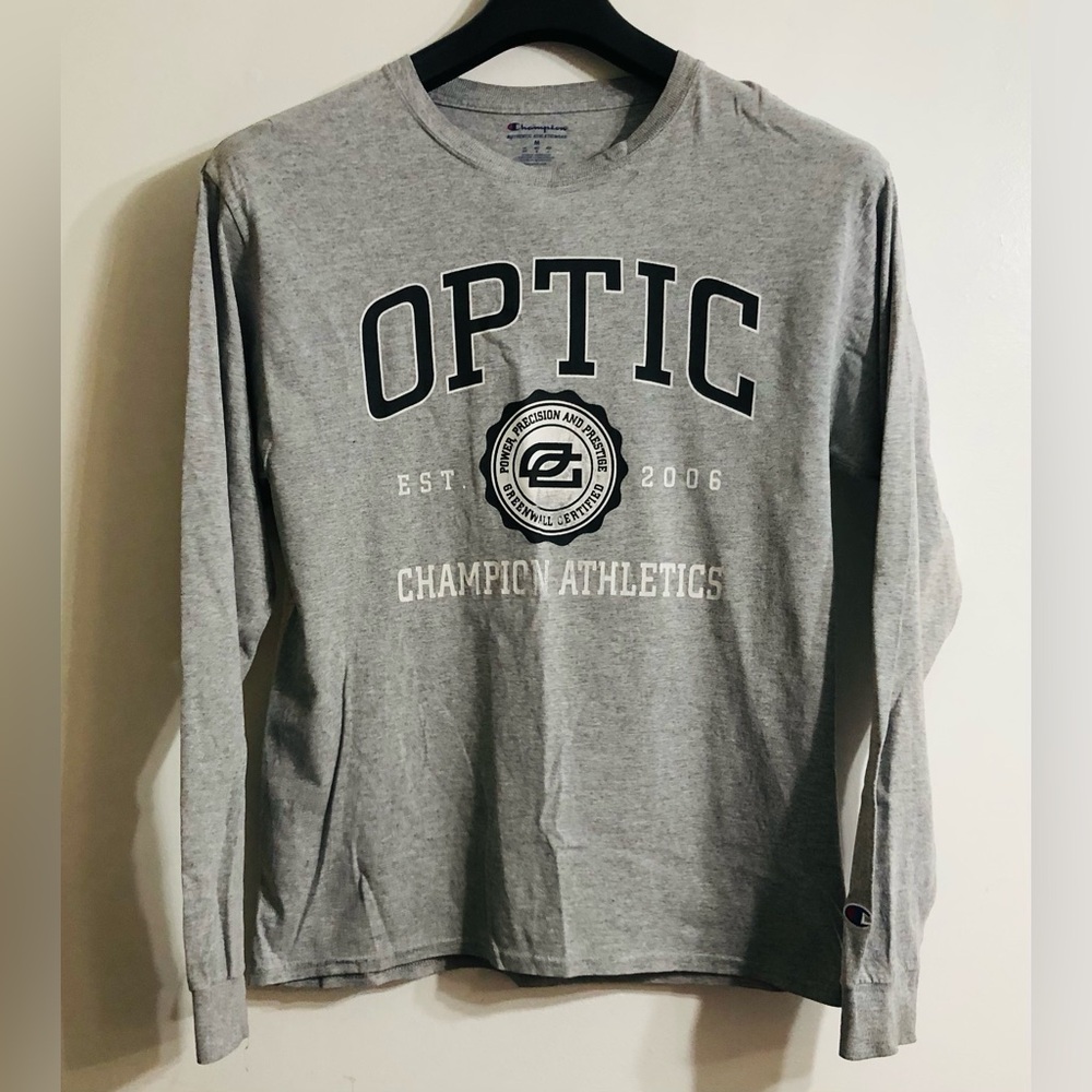 Champion men’s shirt Optic EST 2006 Champion Athletics gray. Size M
